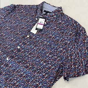 Men’s Multicolor Tommy Hilfiger Short Sleeve Button Down